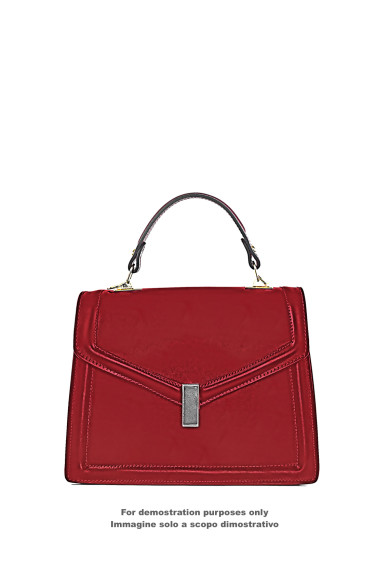 Pelle rossa stampa DOLLARO, vitello con GRANA martellata, pellame rosso morbido 1.3 - 1.4 mm