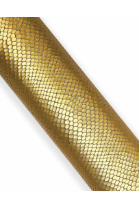 Gold PYTHON leather hide,...