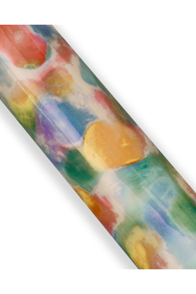 Pelle VERNICE MULTICOLOR, vitello lucido stampato, pellame verniciato colorato morbido per il fai da te