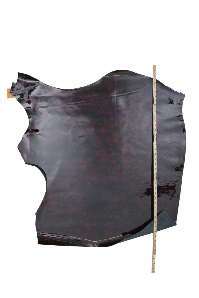 Vitello VERNICIATO PERLATO nero e...