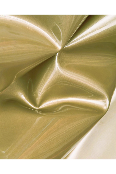 Pelle di VERNICE BEIGE - verdastro, vitello liscio lucido, pellame verniciato perlato elegante