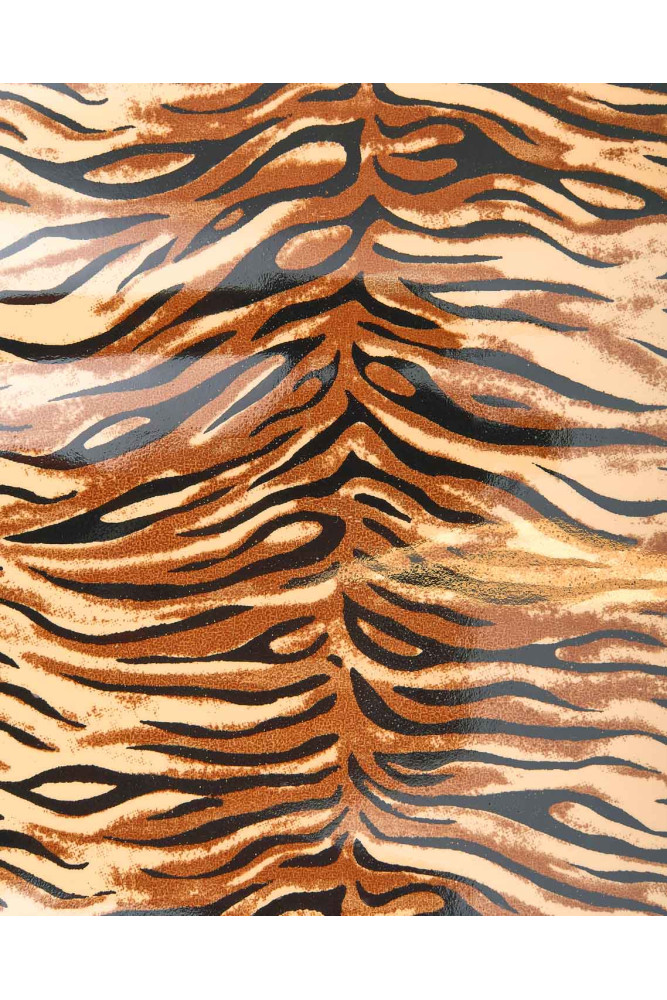 ZEBRA printed PATENT leather hide,...