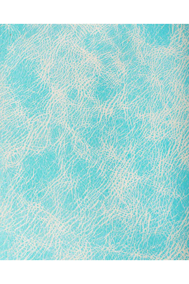 Pelle stampa CRACKLE rosa - celeste, vitello morbido effetto INVECCHIATO, consumato, pellame sportivo