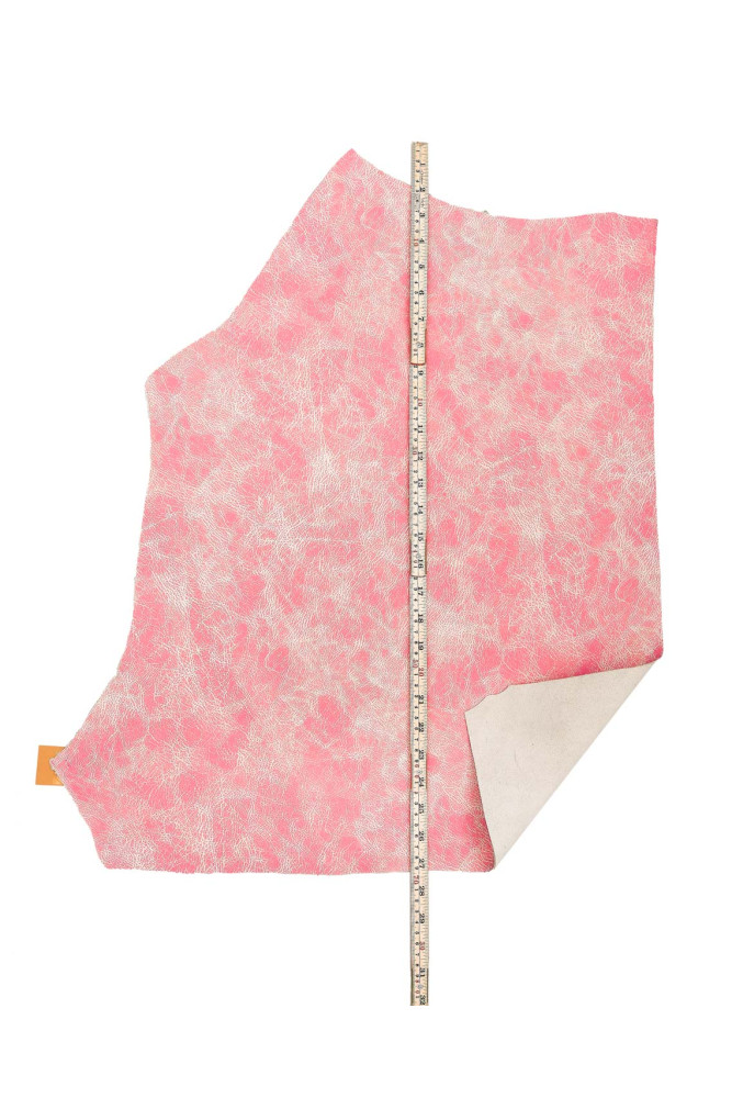 Pink - light blue CRACKLE printed...