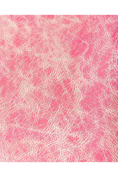 Pink - light blue CRACKLE printed leather hide, soft AGED distressed cowhide sporty calfskin