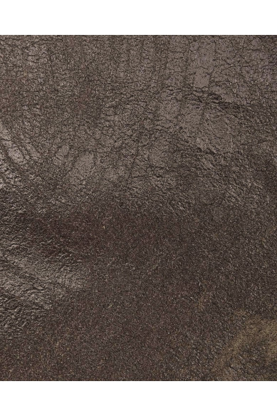 Mud brown SPORTY leather hide, aged DISTRESSED suede calfskin, soft CRACKLED cowhide