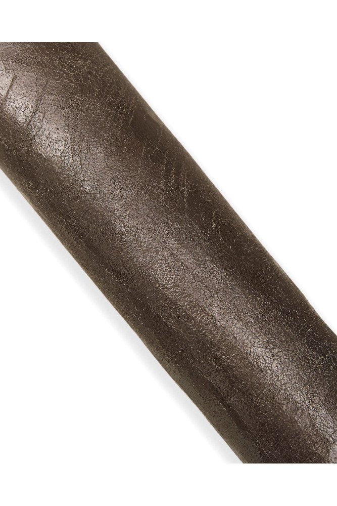 Mud brown SPORTY leather hide, aged...