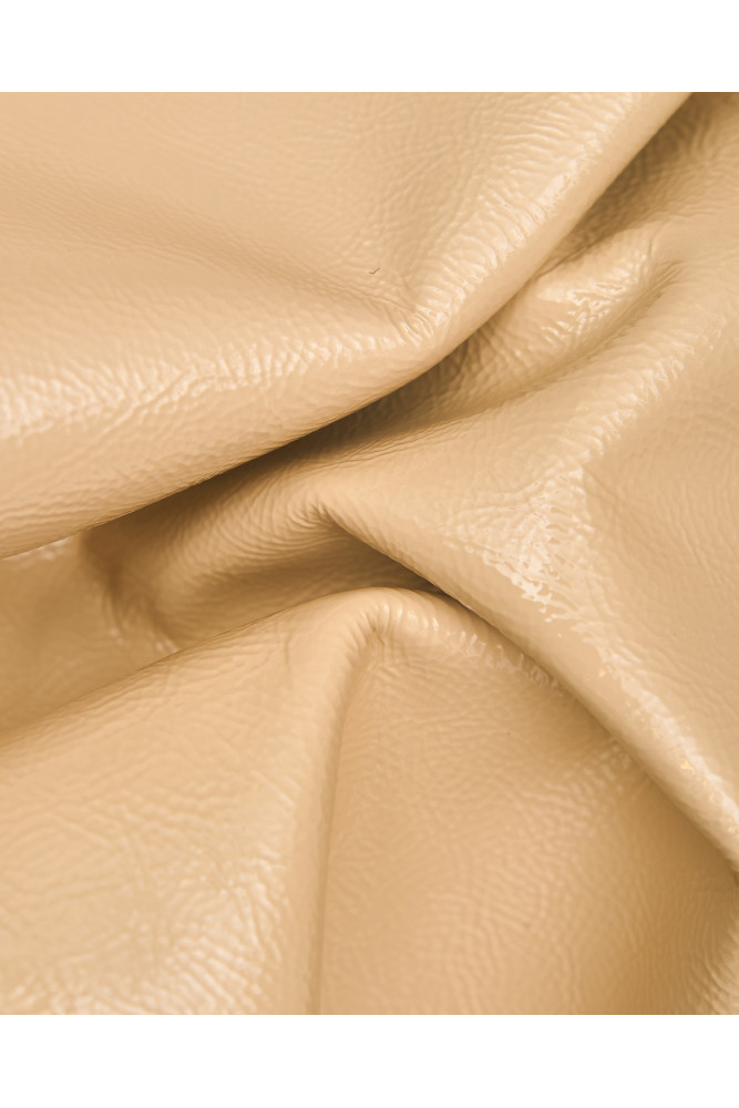 Pelle VERNICE beige, vitello...