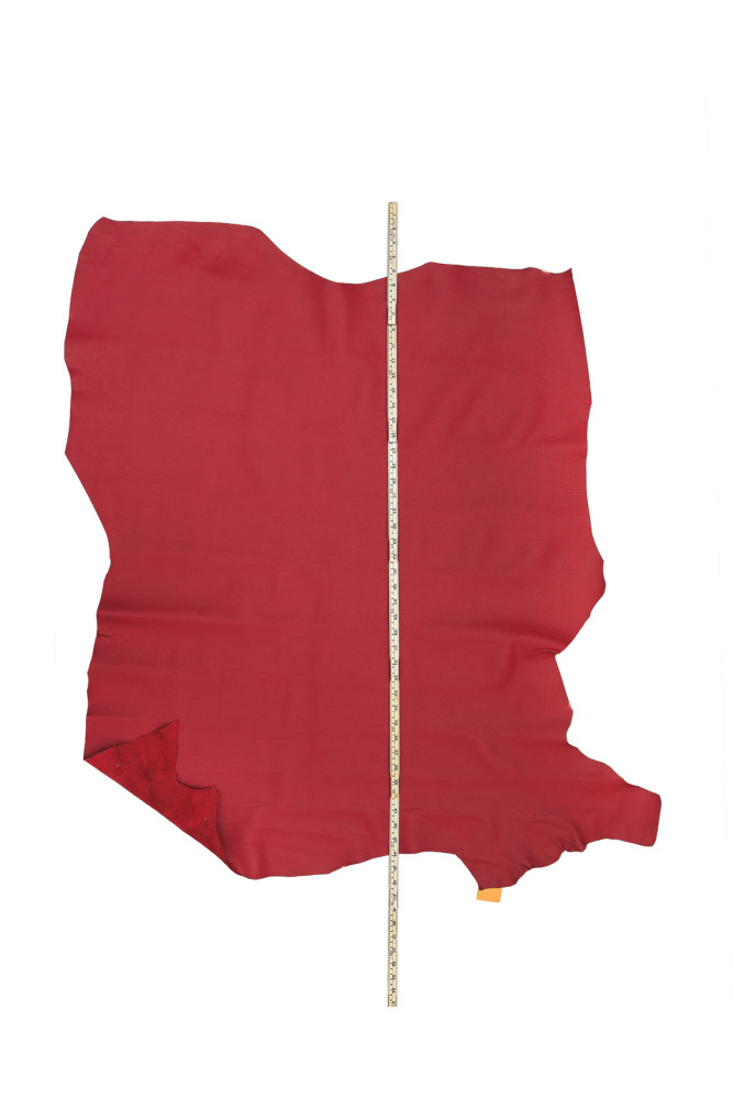 Pellame rosso con GRANA piccola,...