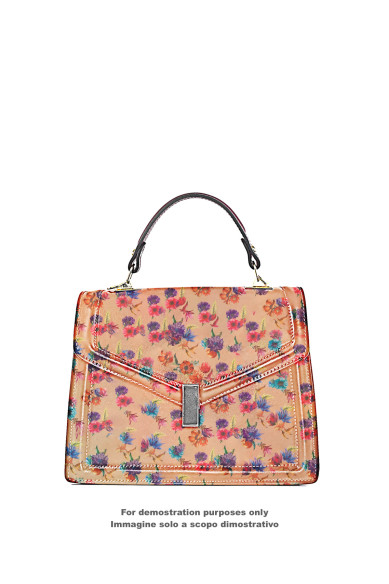 Multicolor FLORAL textured leather skin, flower texture on flesh pink SUEDE goatskin, ideal for diy projects