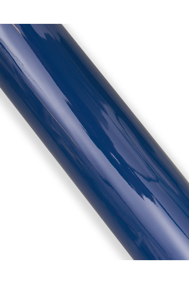 Pelle VERNICE blu, capra verniciata LISCIA, pellame pieno fiore super lucido per fai da te, morbidezza media