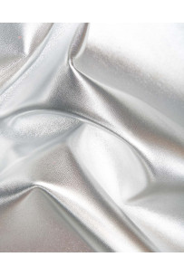 Silver METALLIC leather... 2