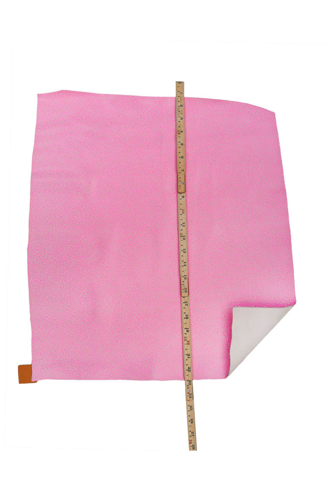 Pellame rosa FLUO - bianco, pelle...