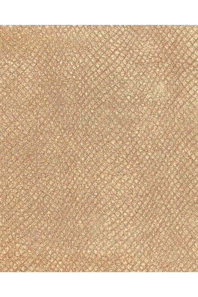 Pale orange - pink PYTHON leather skin, reptile snake printed METALLIC goatskin, glossy soft hide