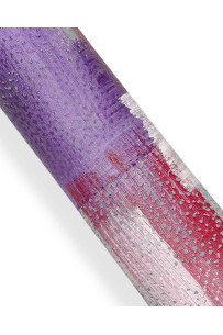 MAXI PLAID printed leather...