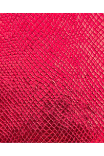 Red METALLIC PYTHON leather... 2