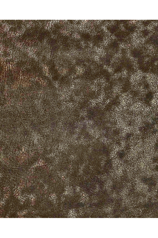 Pelle MACULATA bronzo - nero, capra...