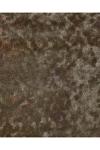 Pelle MACULATA bronzo - nero, capra laminata morbida, pellame METALLIZZATO effetto vintage - invecchiato