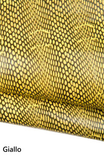 Pelle stampa RETTILE fuxia,... 2