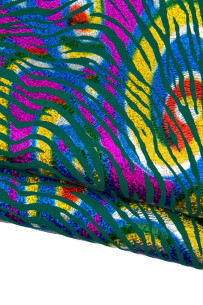 Pelle ZEBRATA iridescente...