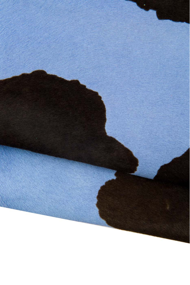 COW printed hair on leather hide,...