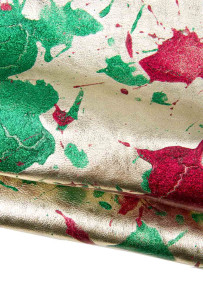 UPCYCLED luxurious metallic...