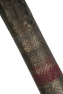 REPTILE printed leather... 2