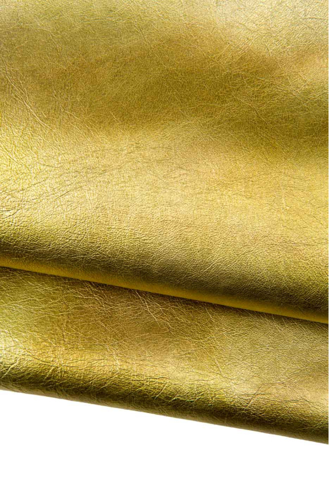 2 pelli oro - verde abbinate come da...