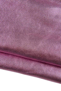 Pelle LAMINATA rosa con...