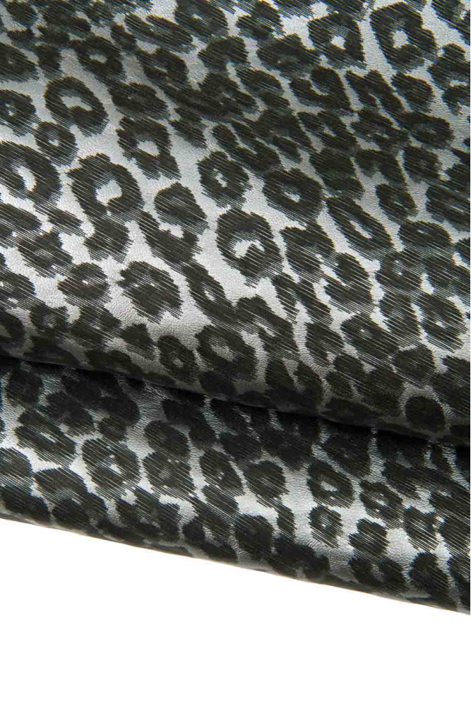 Set di 5 pelli acciaio - argento,...