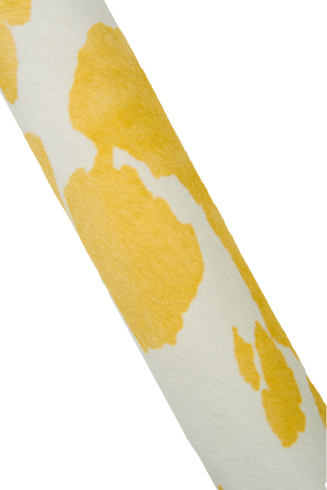 COW printed hair on leather hide,...