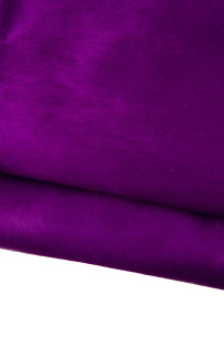 Purple HAIR on leather...