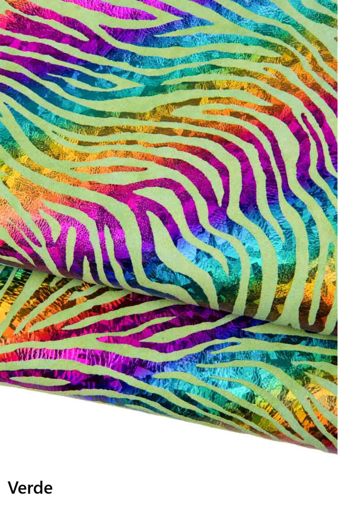 Pelle ZEBRA MULTICOLOR, capra...