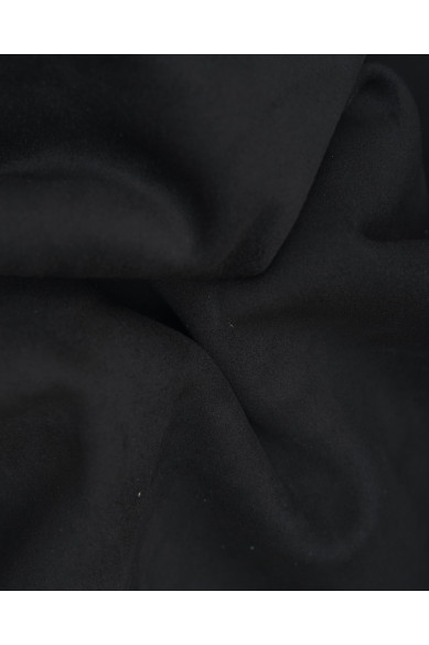 VITELLINO SCAMOSCIATO nero pregiato, pellame camoscio nero alta qualità, pelle nera setosa per il fai da te