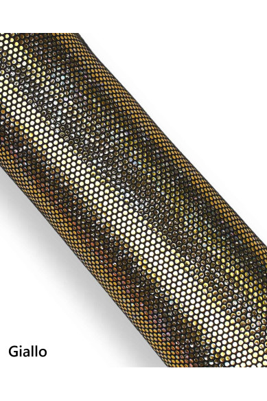 Pelle LAMINATA stampata, capra metallizzata morbida, pellame lucido 0.7-0.9 mm per fai da te