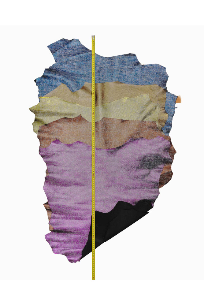 Pelle LAMINATA stampata, capra...