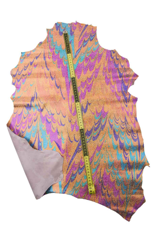 HOLOGRAPHIC MULTICOLOR goatskin,...