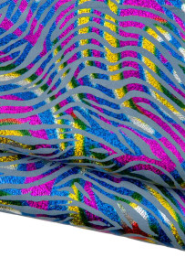 Pelle ZEBRATA iridescente...
