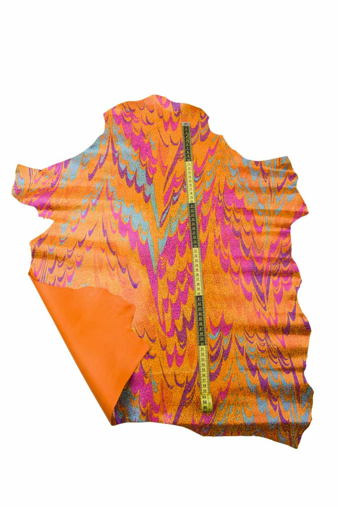 Multicolor IRIDESCENT leather skin,...