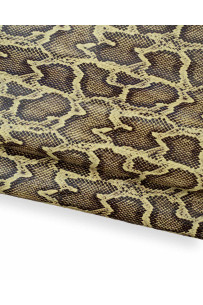 PYTHON textured leather...