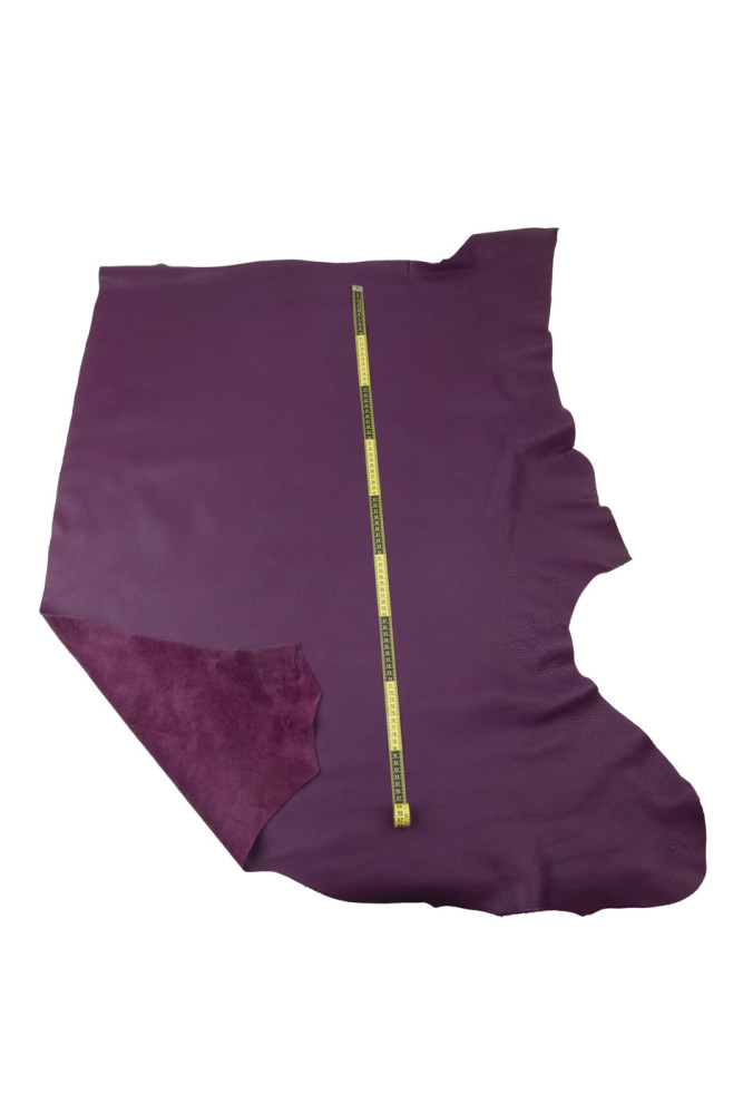 Eggplant purple GRAINY printed...