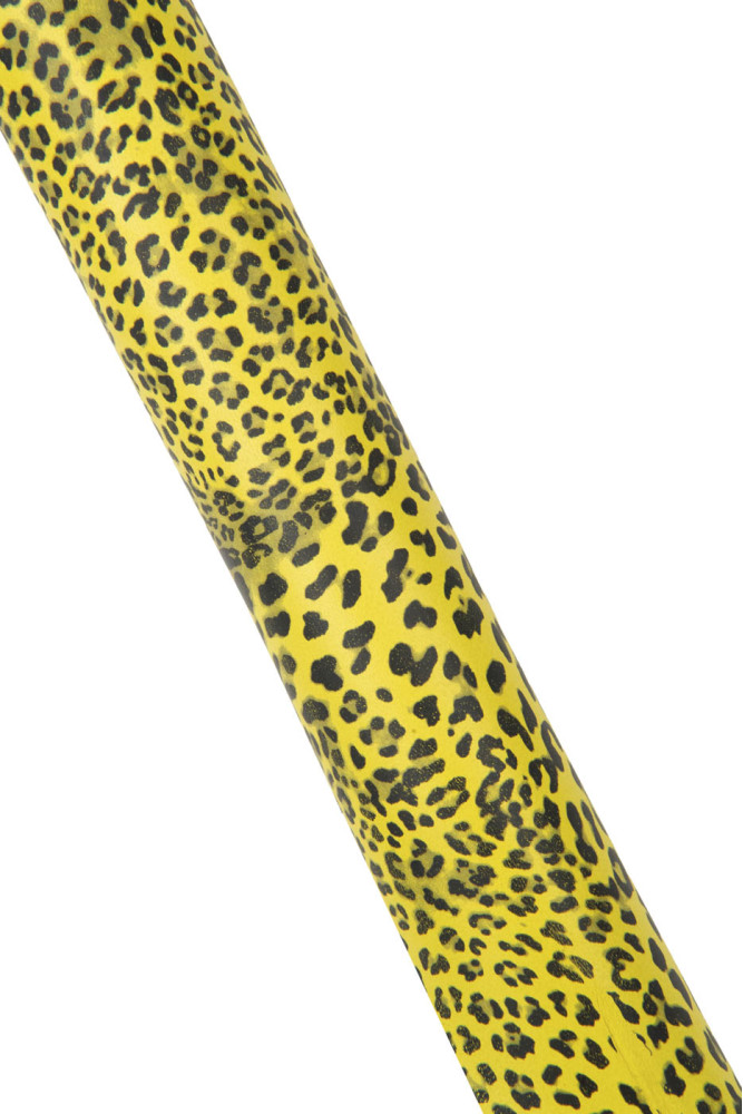 Pellame stampato LEOPARDO giallo...