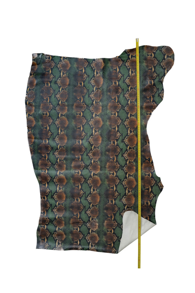 Pellame stampa PITONE marrone -...