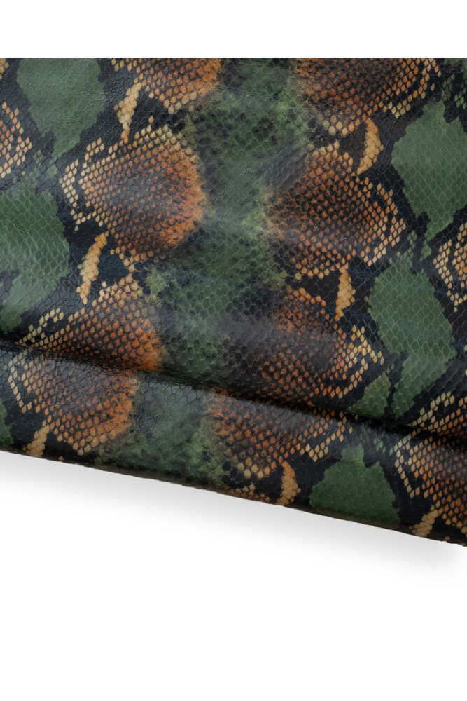 Pellame stampa PITONE marrone -...