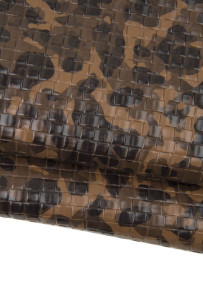 Brown CAMOUFLAGE leather...