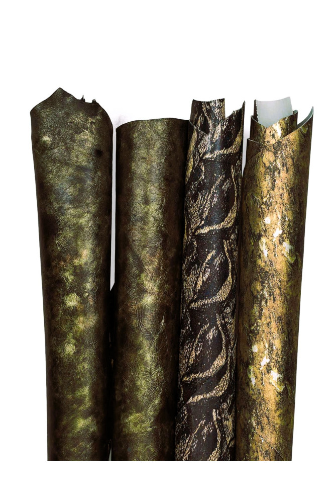 Assortment of 4 metallic printed...