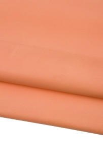 Orange SMOOTH leather hide,...