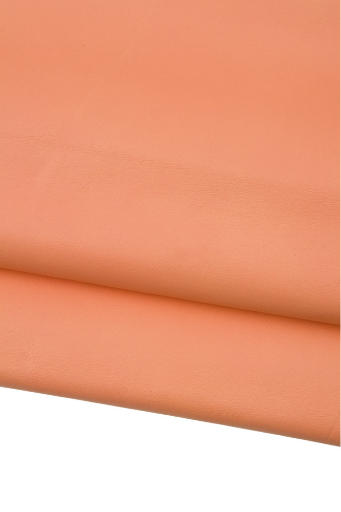 Vitello LISCIO arancione, pelle...