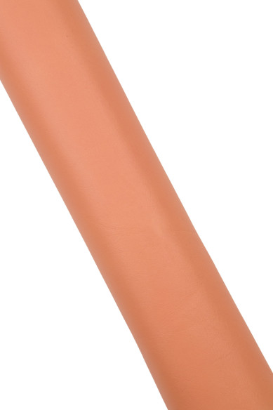 Vitello LISCIO arancione, pelle MORBIDA opaca, pellame sportivo per fai da te, 1.0 - 1.2 mm