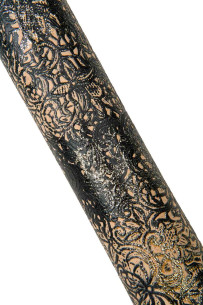 FLORAL textured leather... 2